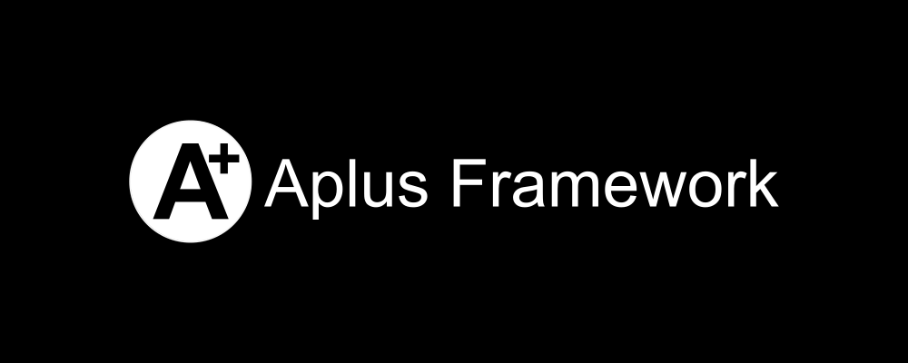 Aplus Framework Logo Black